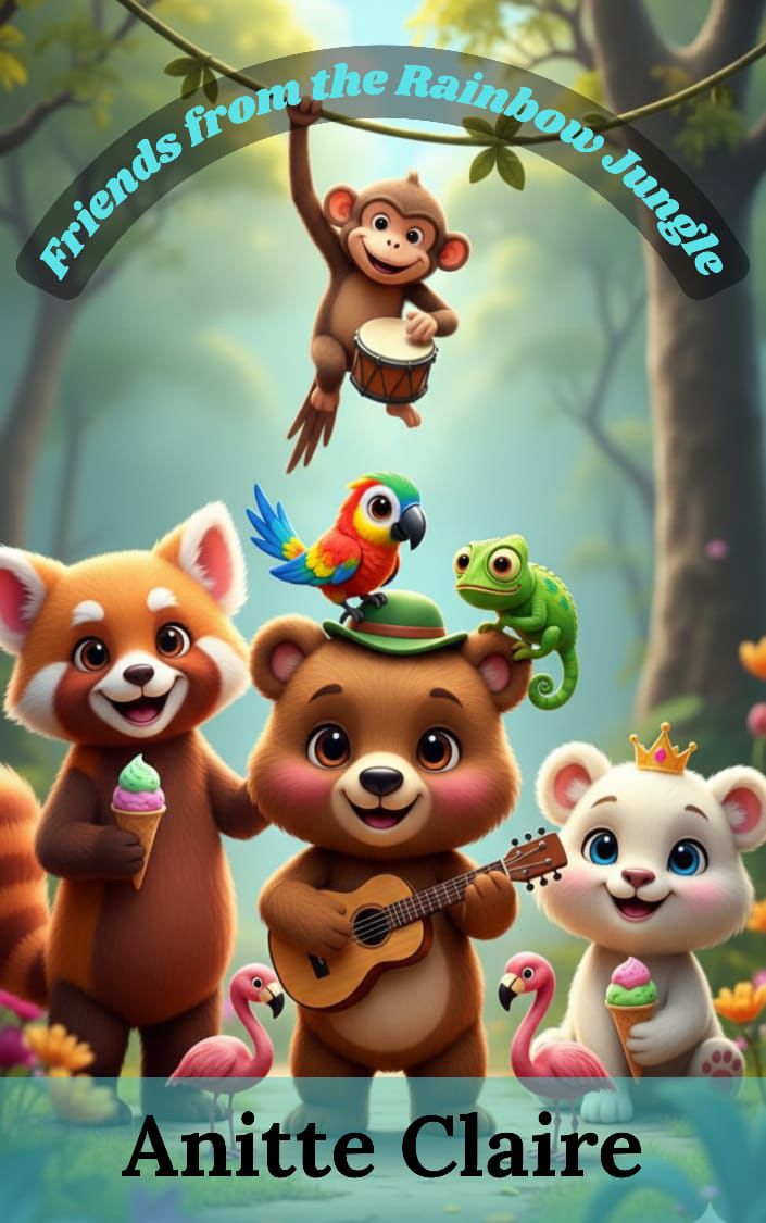 Friends from the Rainbow Jungle by Anitte Claire